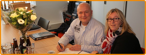 Ondertekening franchiseovereenkomst met De Vakman als het hele plan helder is